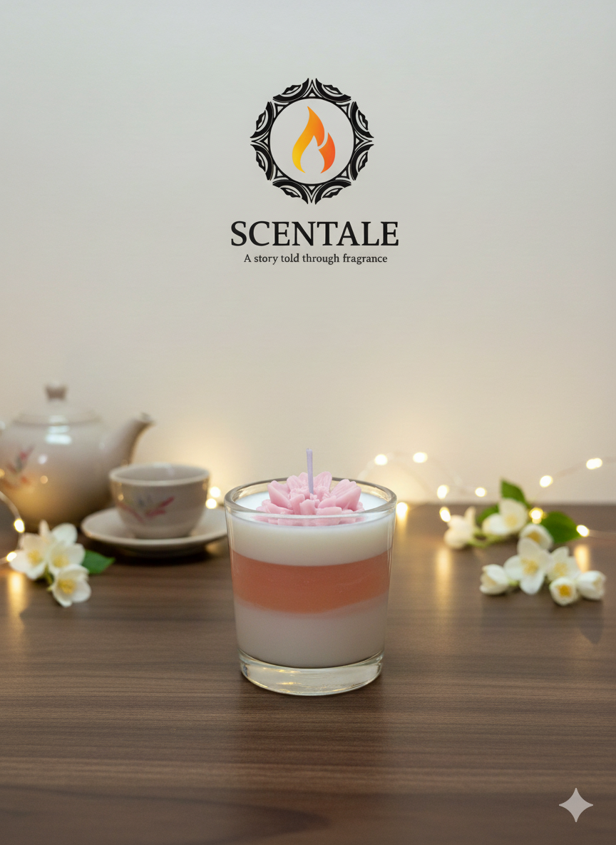 š° Scentale's Dessert Bloom Candle šø