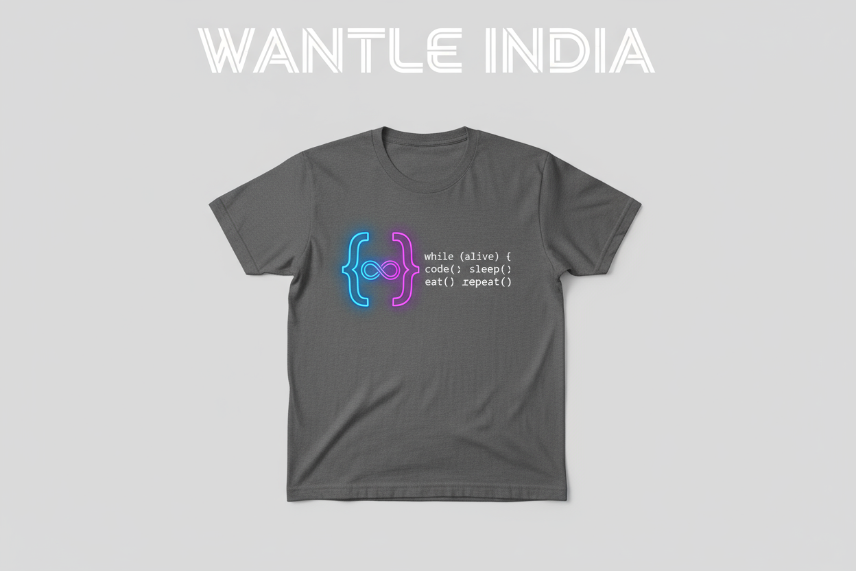 Wantle India Coder T-Shirt