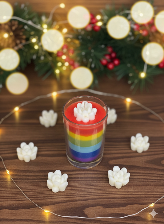 Rainbow Jar Candle 🌈