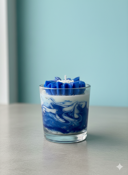 Ocean Swirl Candle 🌊