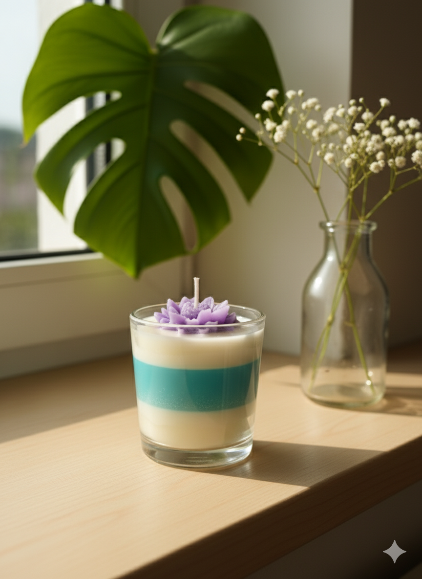 Scentale's Bloom Layered Candle 💜