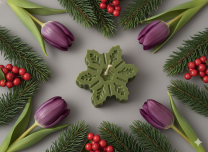 Snowflake Candle ❄