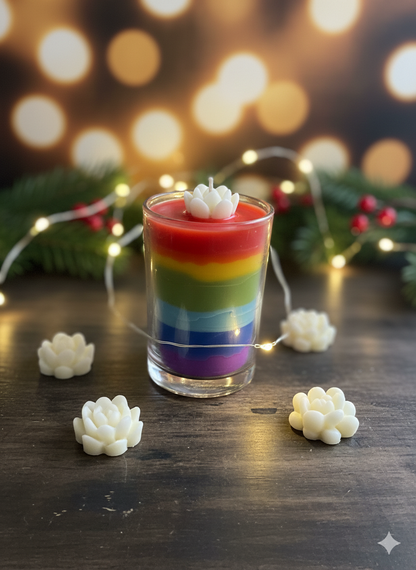 Rainbow Jar Candle 🌈