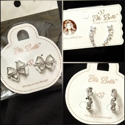 Set of three Korean Earrings